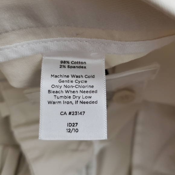 Talbots Heritage Cropped Khaki Tan Beige Elastic Waist Pants NWT Size 22W Petite - Picture 11 of 11